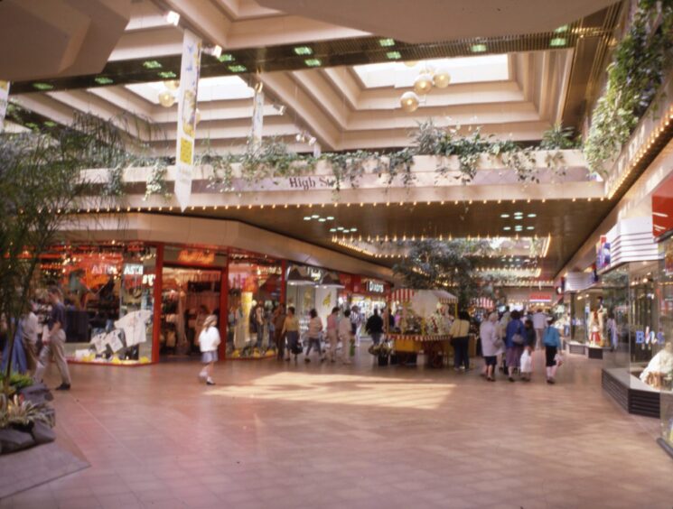 Inside St John's Centre in Perth. 