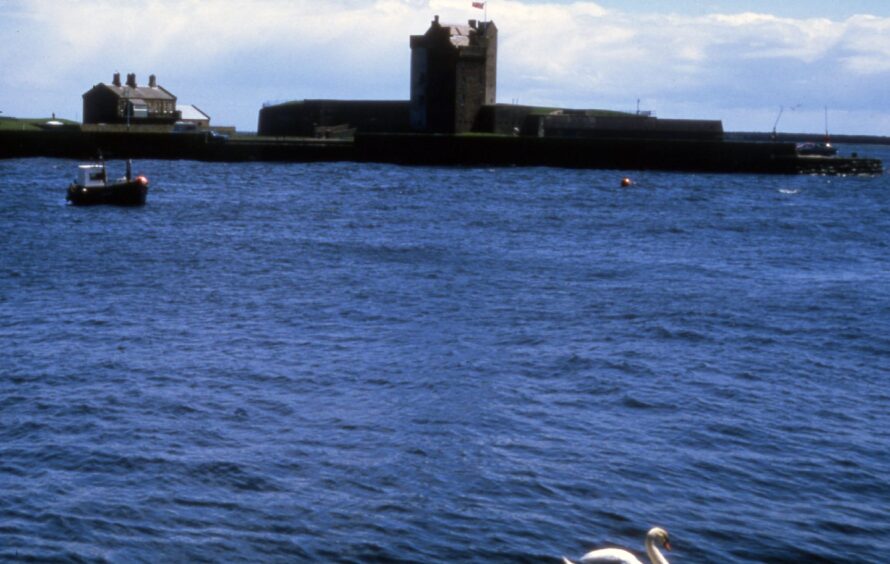 Broughty Ferry Castle looking resplendent in 1988. 