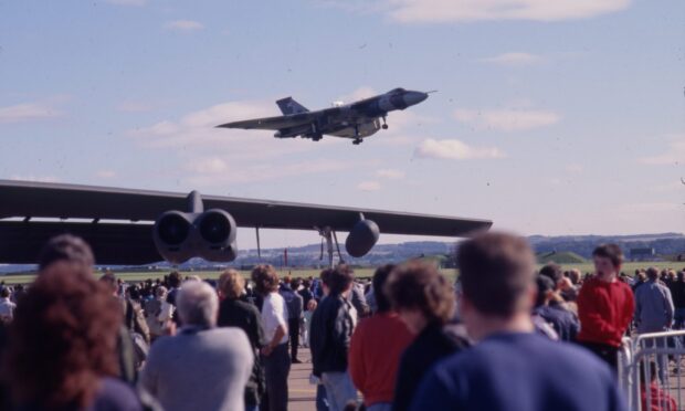 The 1989 Leuchars air show was a feast for the eyes. Image: DC Thomson.