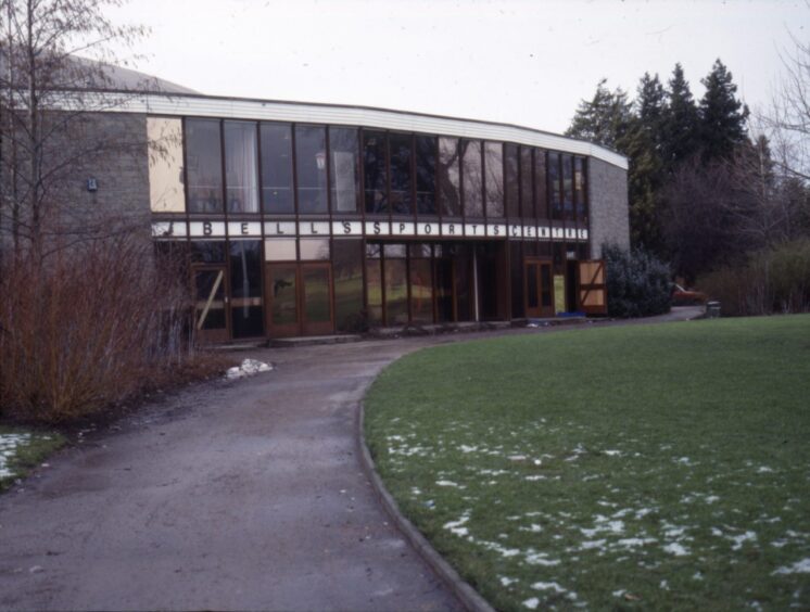 Bell's Sports Centre in Perth pictured in 1990.