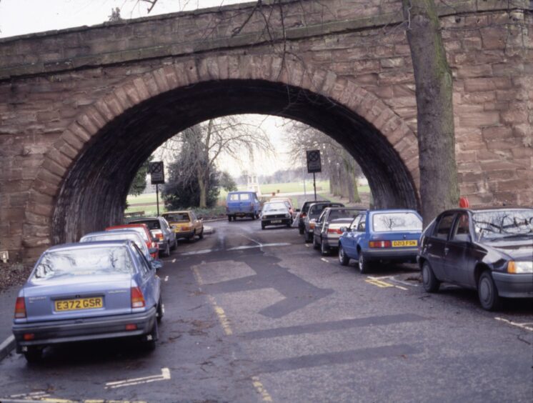 Perth North Inch in February 1990.