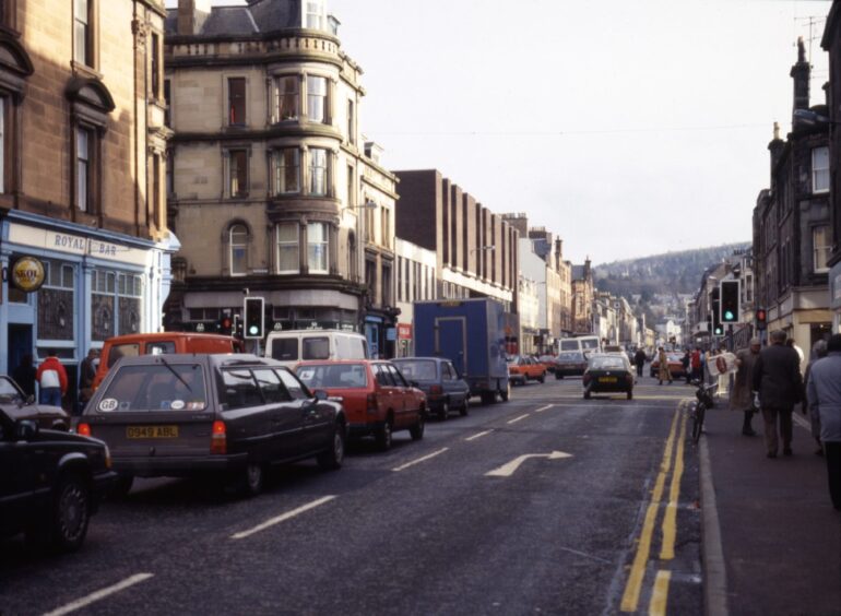 Perth South Street in 1990. 