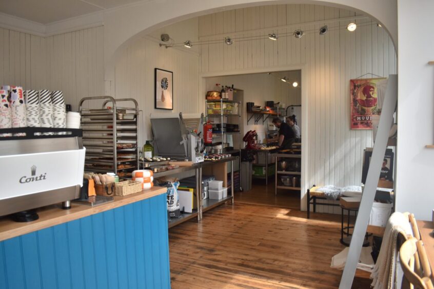 The inside of Ems & Co. in Crieff.