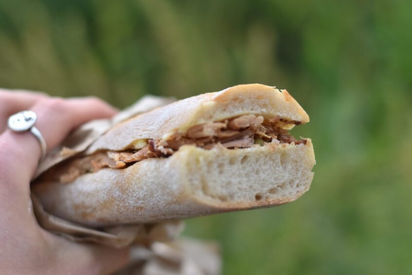 The jamon-beurre sandwich from the Gorse Cafe.