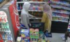 Kinglassie armed robbery CCTV