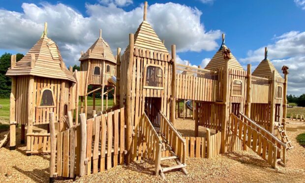 Dragontale Castle at Brechin Castle.