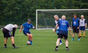 Men and women have been playing together in the walking football sessions run by the Stirling Albion Foundation