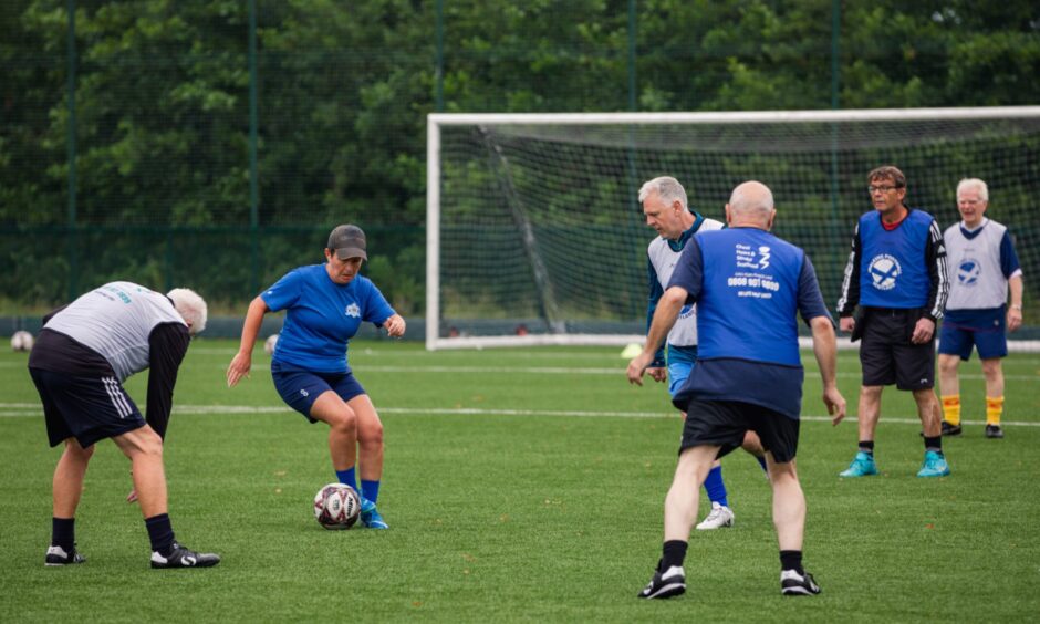 Men and women have been playing together in the walking football sessions run by the Stirling Albion Foundation