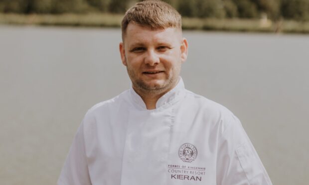 Kieran Turner has taken over the kitchen at Forbes of Kingennie. Image: Forbes of Kingennie