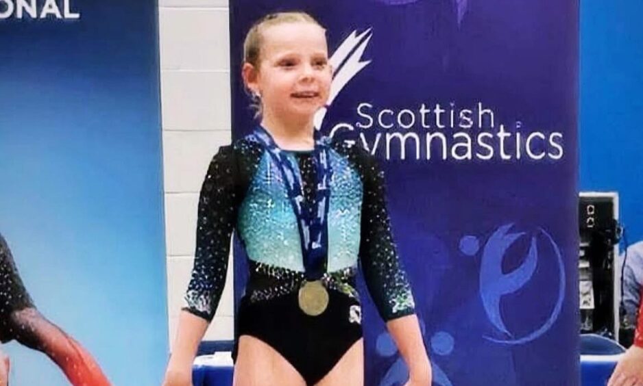 Ella Bloise has gone from artistic gymnastics to tumbling.