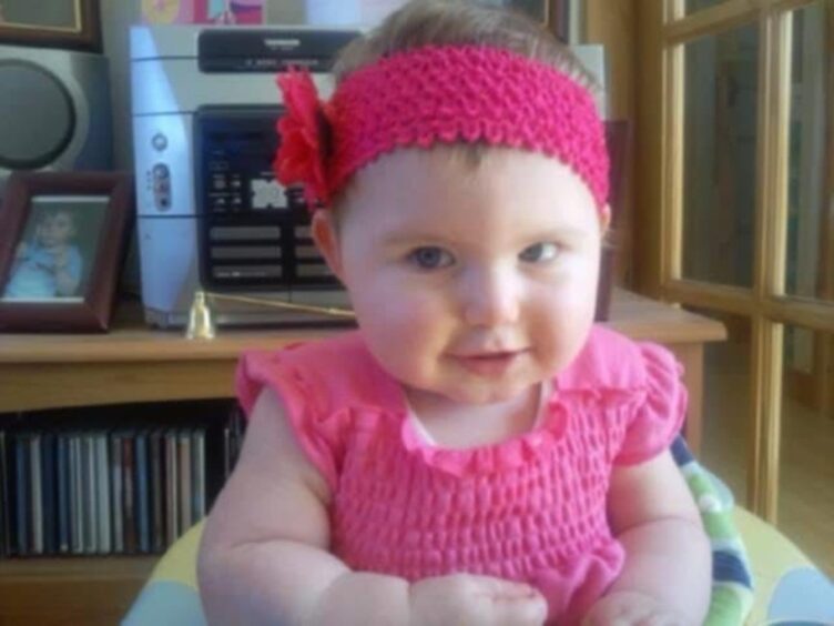  Fife youngster Erin Braid didn't show any signs of Rett Syndrome until she was three.
