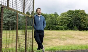 Social Bite founder Josh Littlejohn at the Dundee recovery village site. Image: Social Bite.