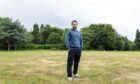 Josh Littlejohn at Dundee recovery village site in Mill o' Mains.