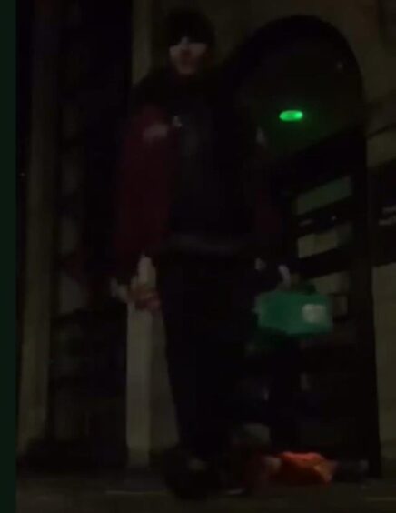 Fayth Davidson setting fire