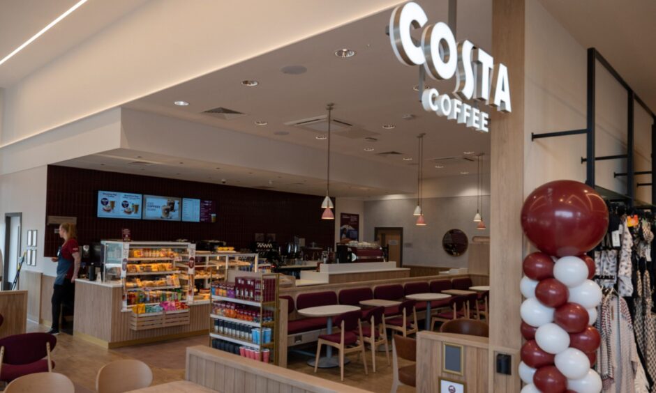 The store has a Costa Coffee cafe. Image: Richard Hancox/DC Thomson.