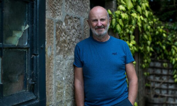 Fred MacAulay, at his home in Glasgow.