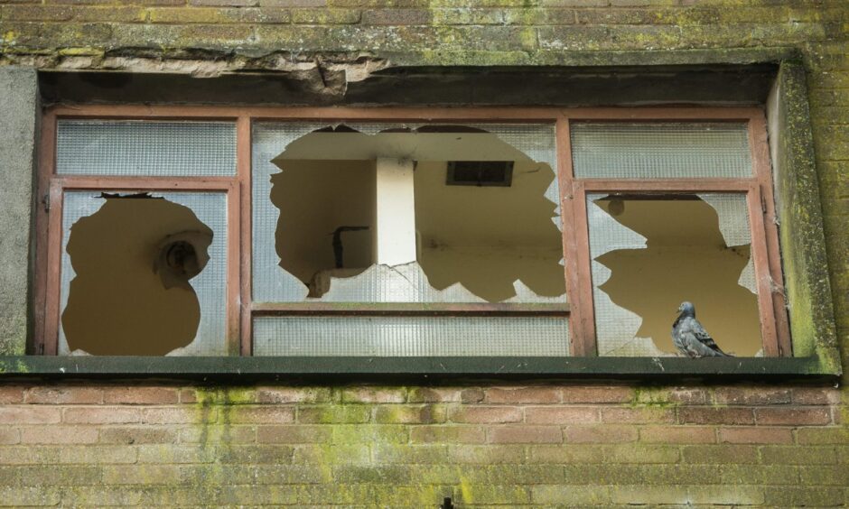 The demolition plan includes the old Forum Hotel, next to the Co-op building in Glenrothes