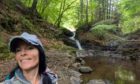 Gayle explores the hidden valley and waterfall near Glamis