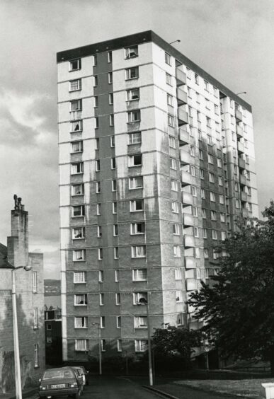 Tulloch Court in Dundee's Hilltown.