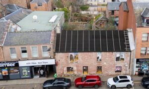 Hooks Hotel in Kirriemuir town centre has gone back on the market.