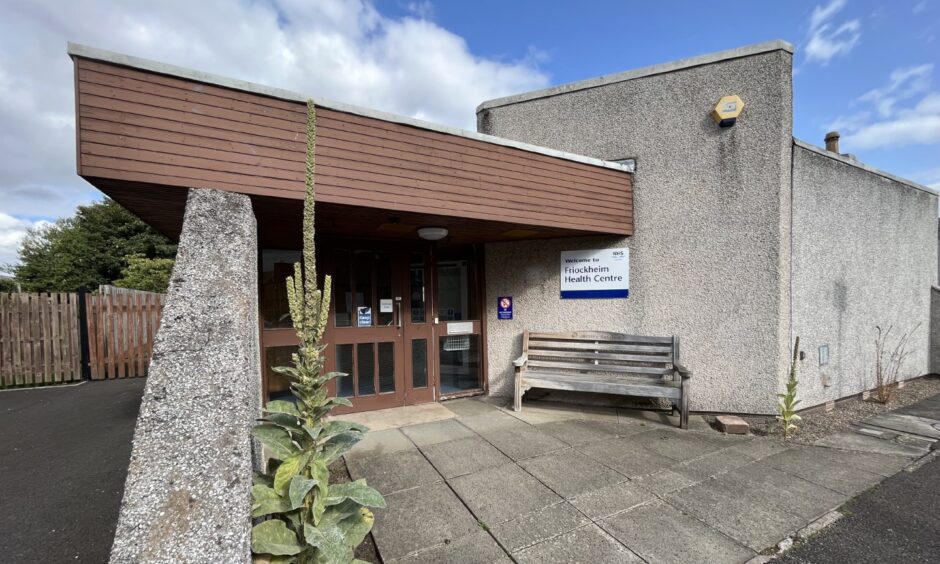 Friockheim health centre closed in 2022.
