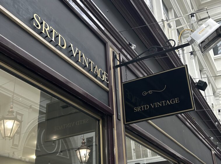 SRTD Vintage store front in the Stirling Arcade. Image: Sophie Corbett