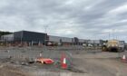 Arbroath's new £16m retail park is due for completion later this year. Image: Graham Brown/DC Thomson