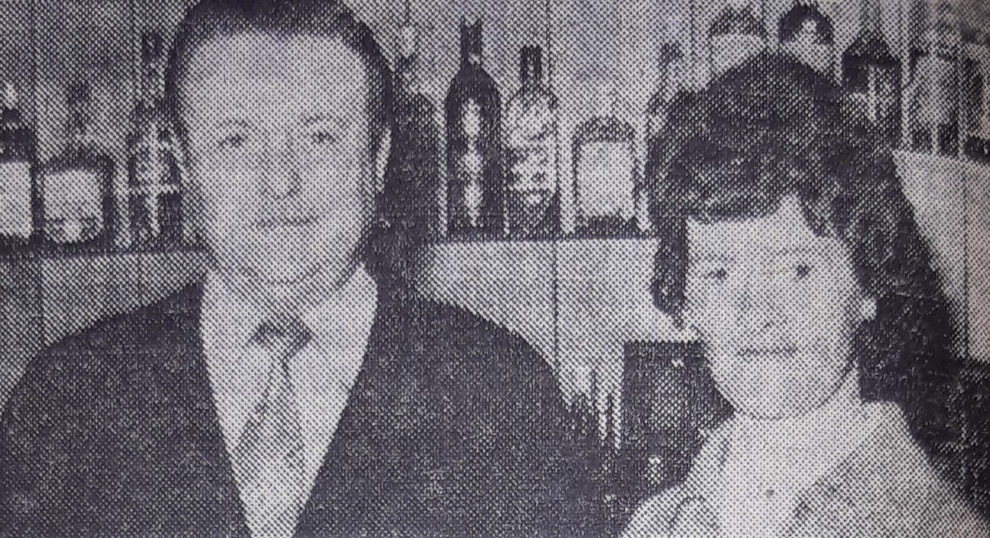 Angus pub landlords Jim and Kathy Rennie.