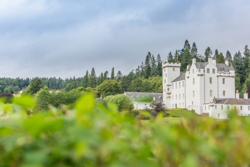 View of Blair Castle from Atholl Estate