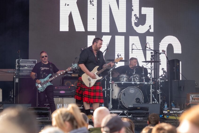 King King take to the stage in Dundee.