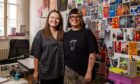 Niamh Innes, left, and Robyn Green share a studio at Launch It in Dundee. Image: Kim Cessford/DC Thomson.
