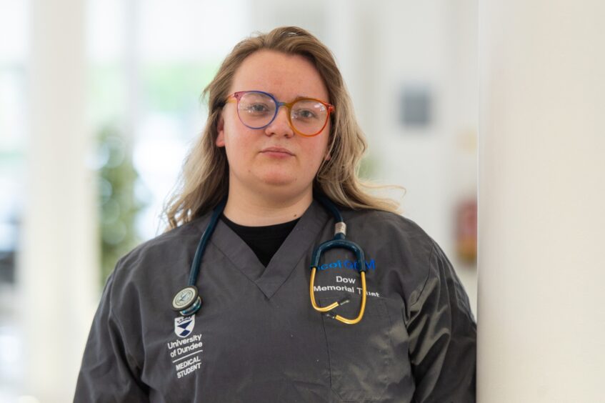 Dundee medical student Iona is in daily pain while waiting for a diagnosis.