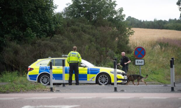 Police were called to the A92 near Newport on Friday morning.