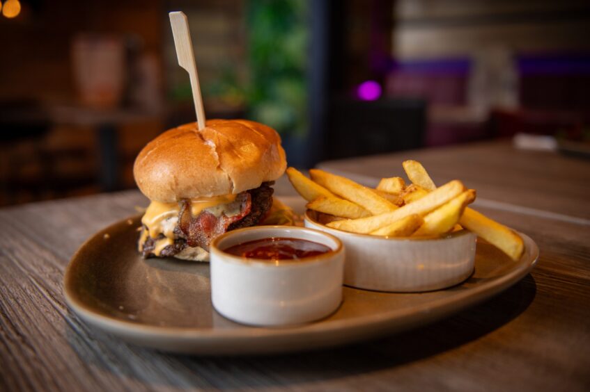 Food served at San Diego in Arbroath. 