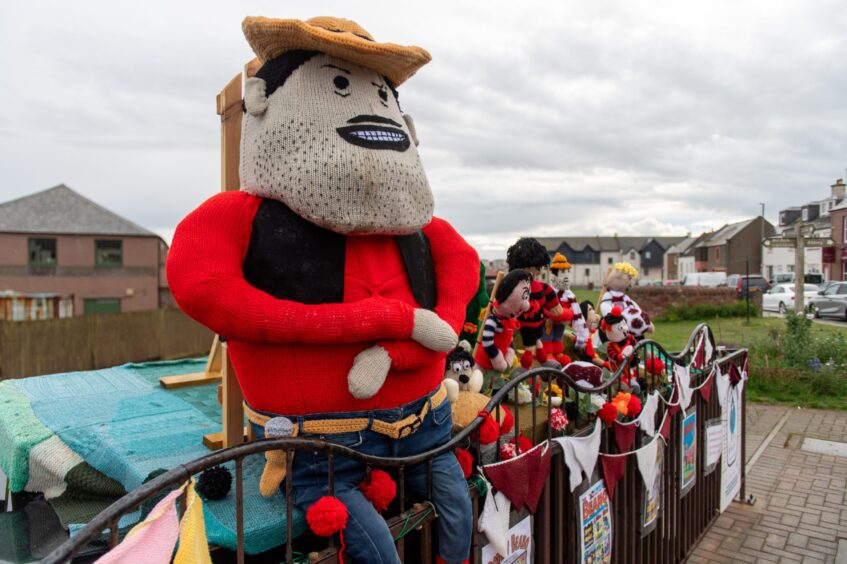 Arbroath Woolly Workers summer display.
