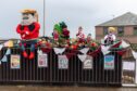 The Woolly Workers comic characters display in Arbroath. Image: Kim Cessford/DC Thomson