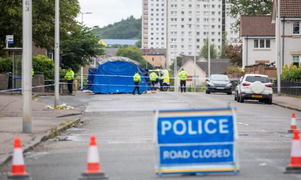 Police on South Road