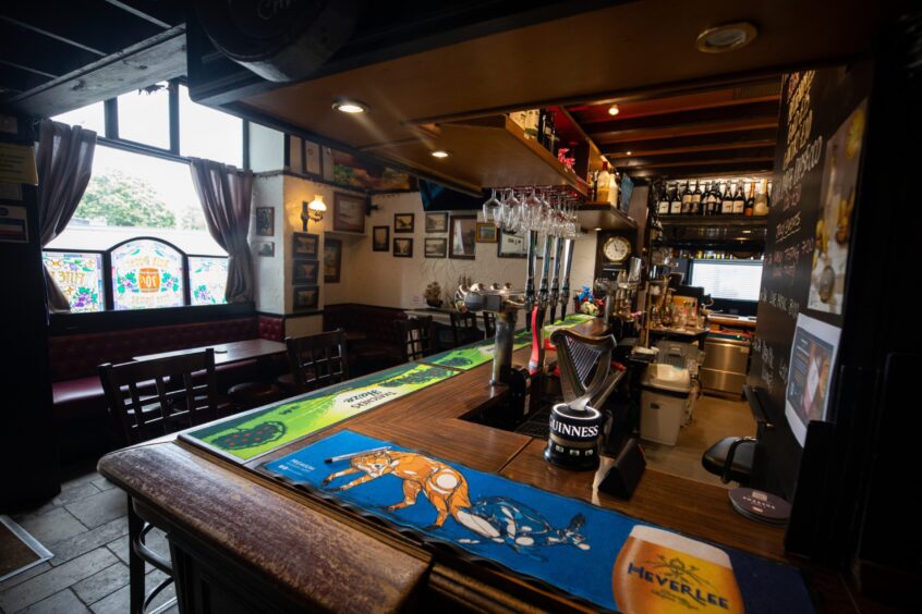 the interior of the Fife pub