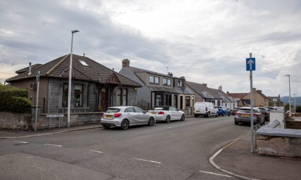 Officers also attended Buller Street in connection with the incident. Image: Kenny Smith/DC Thomson