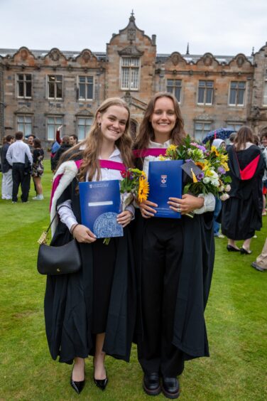 Morag Shepherd from Aberdeen and Sophia Caton from Long Island both studied Geology.