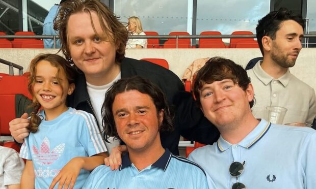 Kyle Falconer and Lewis Capaldi met up at Wembley to watch the Oasis gig.