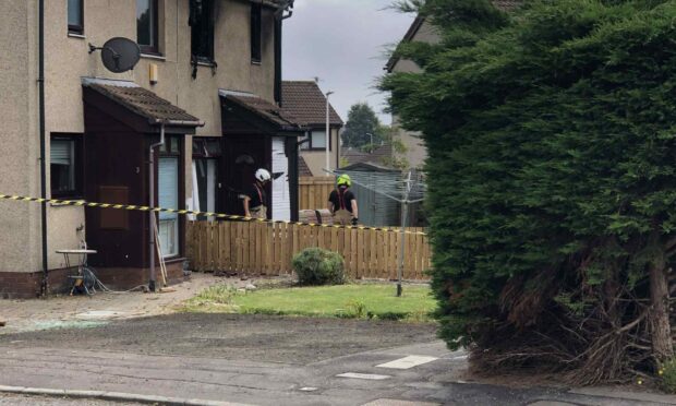 Dundee fire ROslin Gardens Broughty Ferry