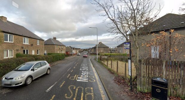 Fire crews were called to a blaze on Moss Side Road in Cowdenbeath. Image: Google Maps