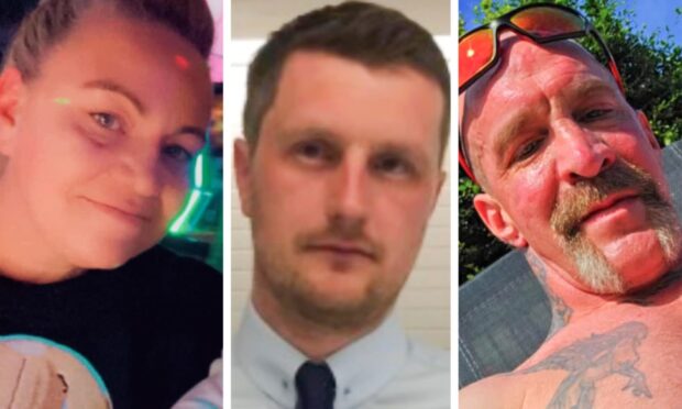 Carla Munro, Chris Lyall and Ben Christie