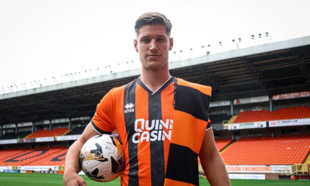 Krisztian Keresztes at Tannadice.