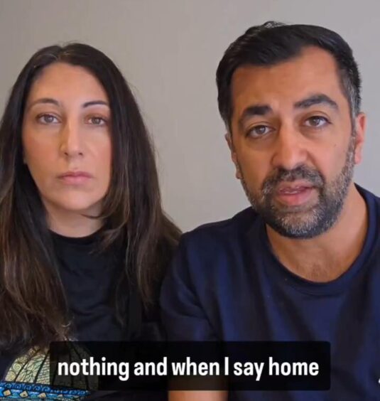 The video by Humza Yousaf and Nadia El-Nakla was posted on X.