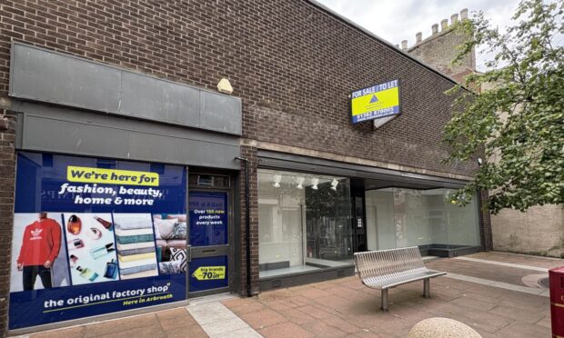 The Original Factory Shop on Arbroath's High Street precinct closed earlier this summer. Image: Graham Brown/DC Thomson