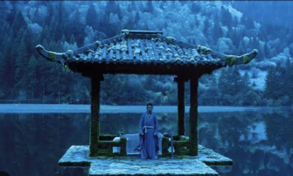 Scene from film, Hero, that inspired Aileen's award-winning garden design. Image: Supplied.
