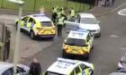 Police at Ormiston Crescent, Dundee.