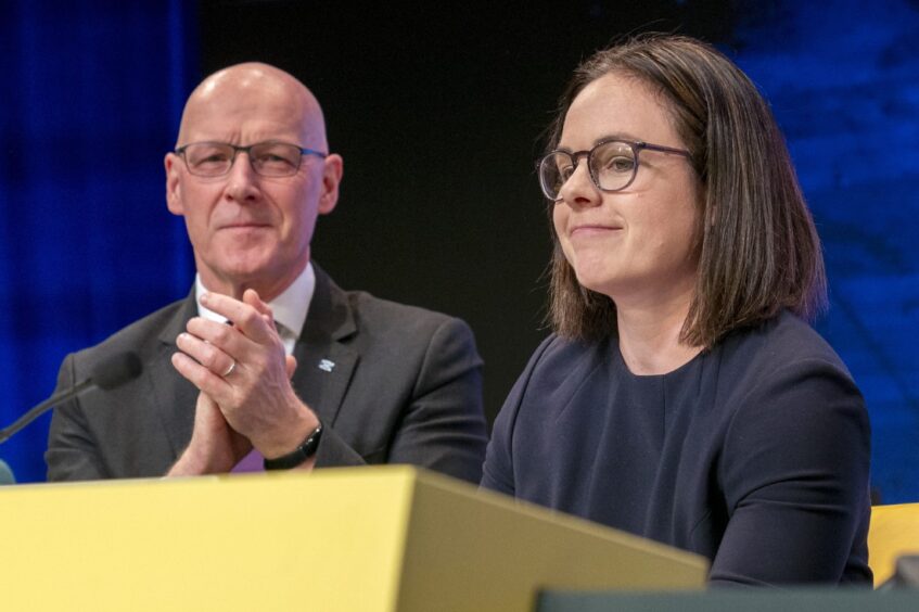 First Minister John Swinney and Deputy First Minister Kate Forbes. Image: Jane Barlow/PA